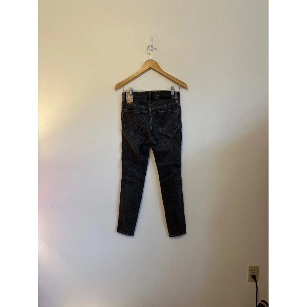 Madewell High Rise Skinny Jeans in Faded Black | Size 26 Petite - Picture 10 of 14